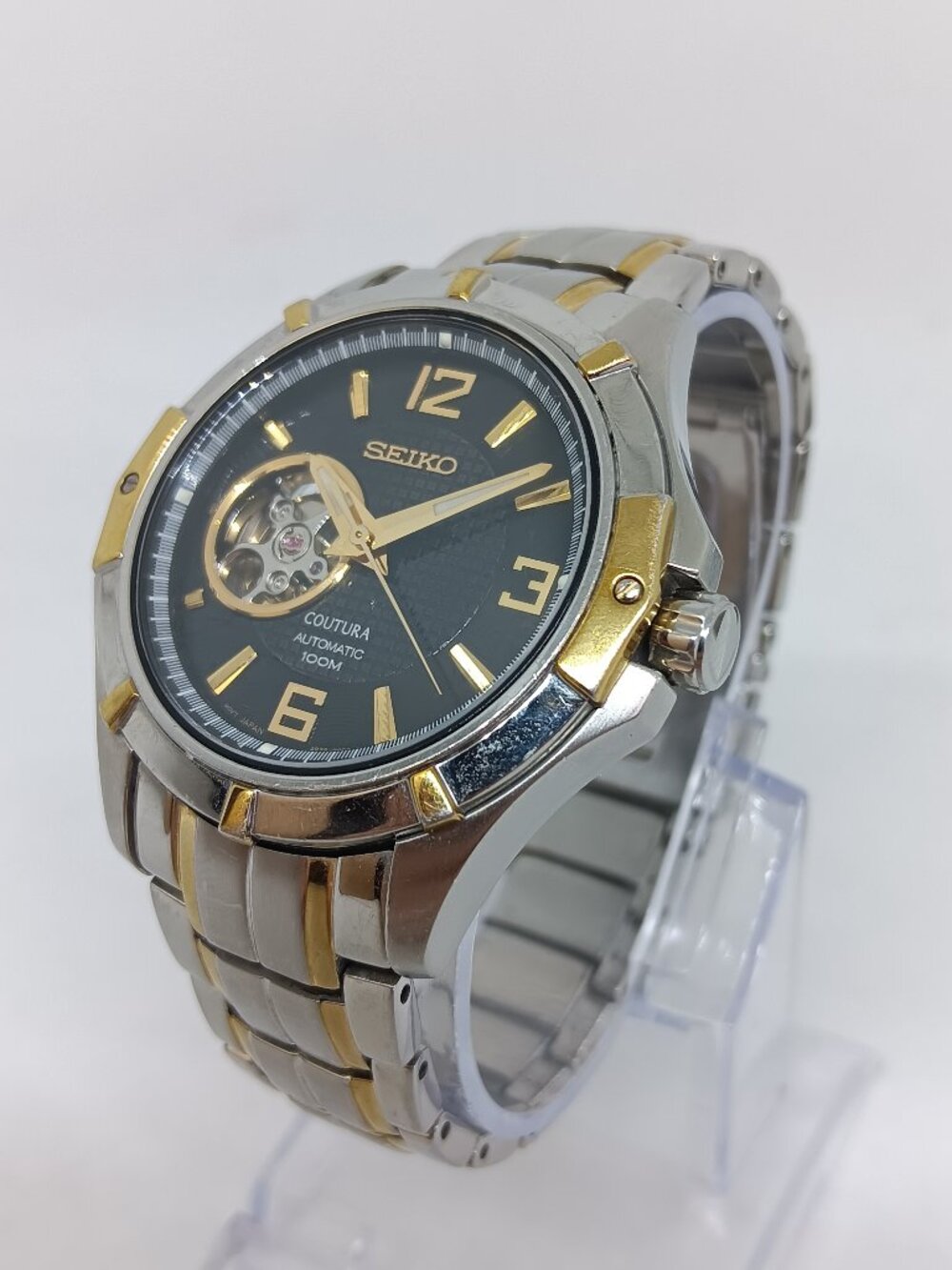 Seiko Coutura SRP318 Men's 42mm Open Heart Dial Automatic [4R38A] S/Steel Watch
